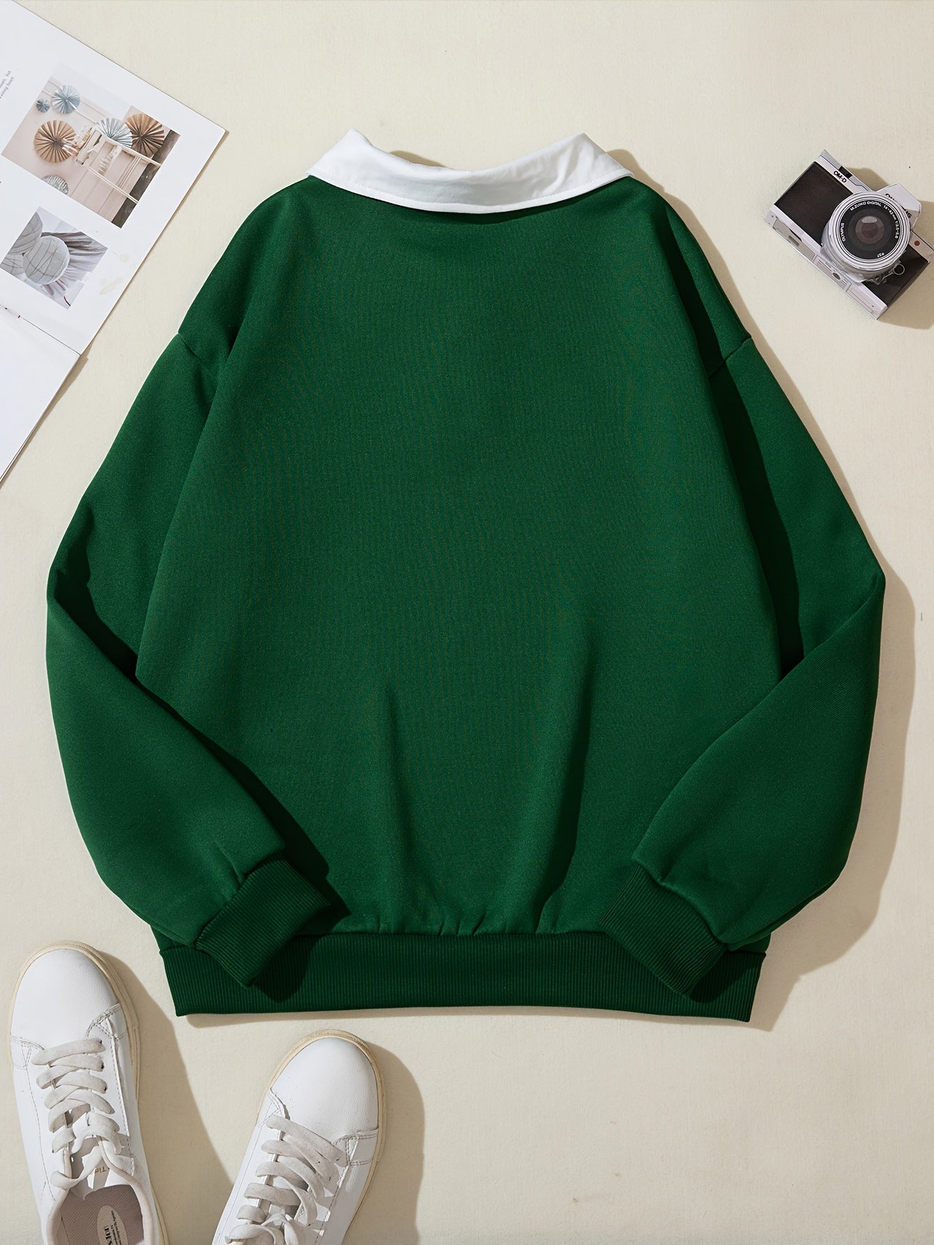 Brooklyn Button-Up Sweatshirt