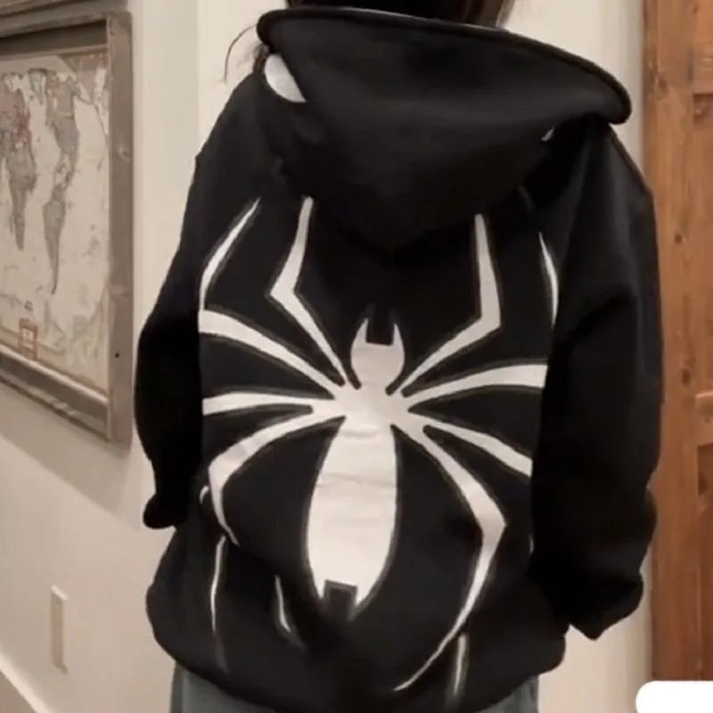 "Spider Zip Hoodie