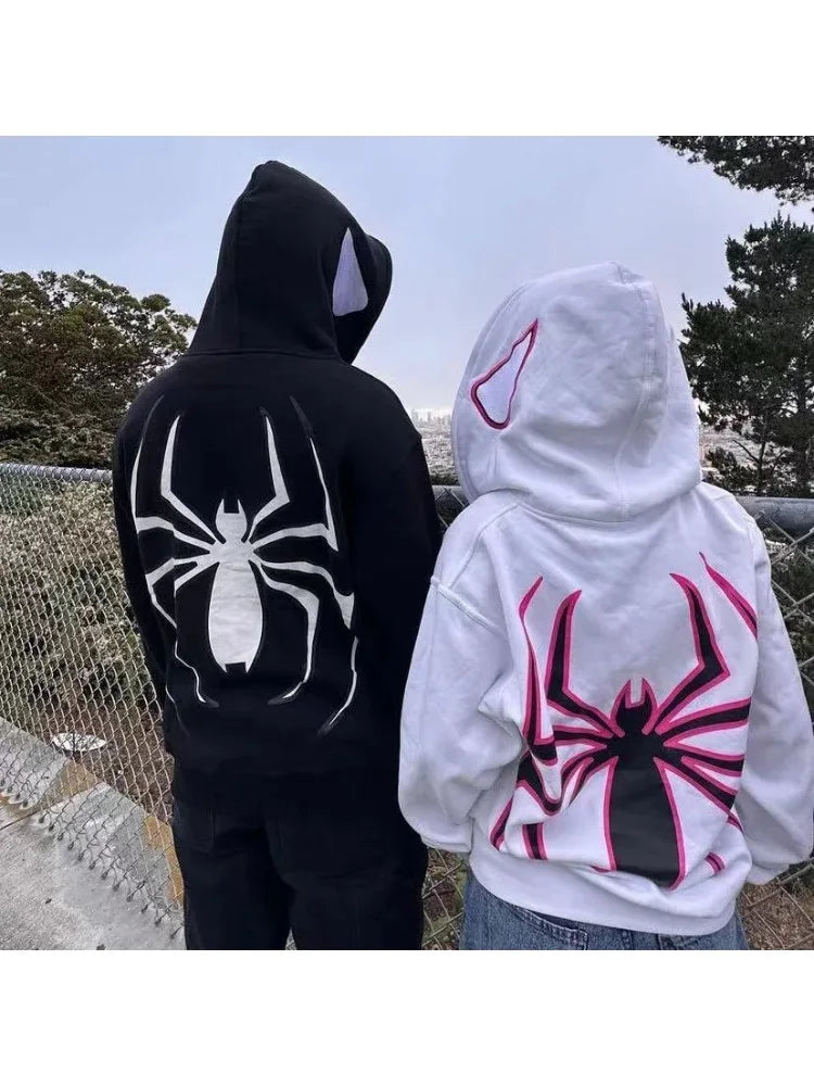 "Spider Zip Hoodie