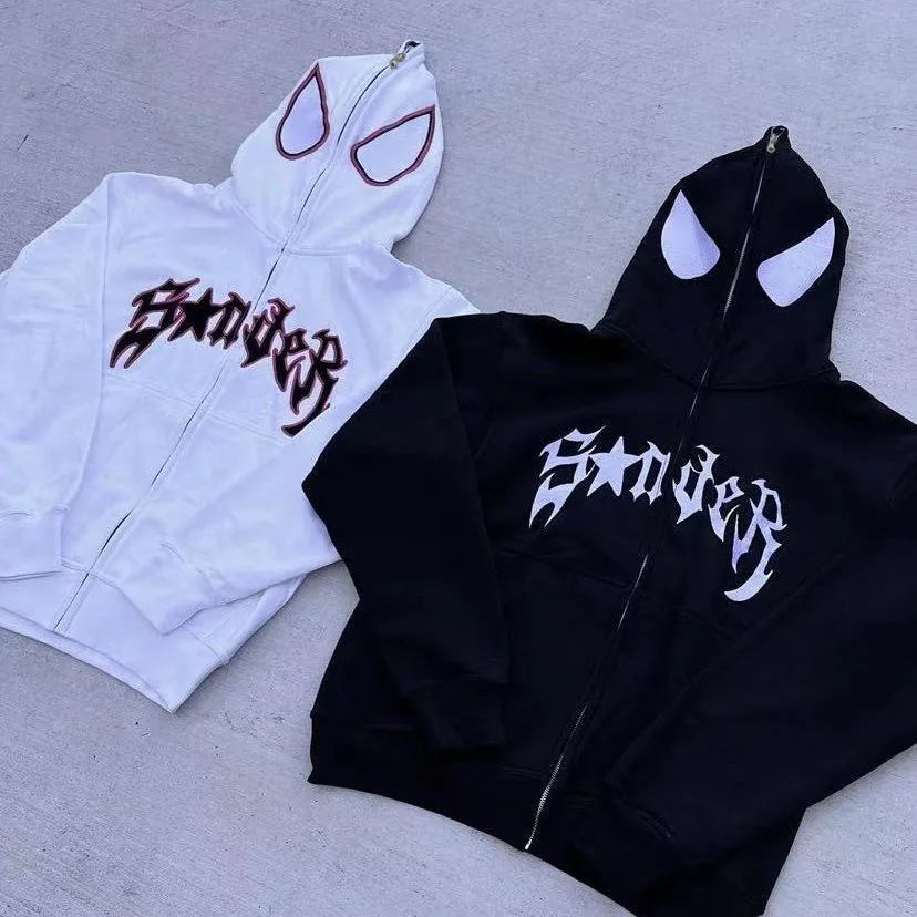 "Spider Zip Hoodie