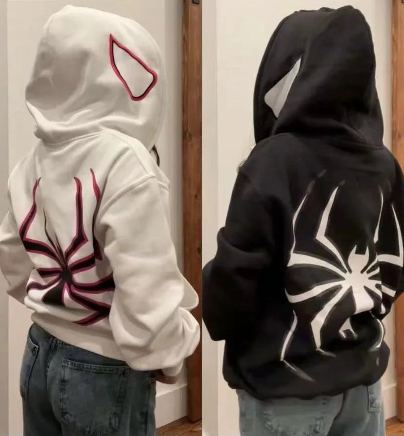 "Spider Zip Hoodie