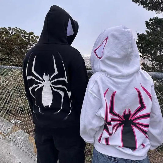 "Spider Zip Hoodie