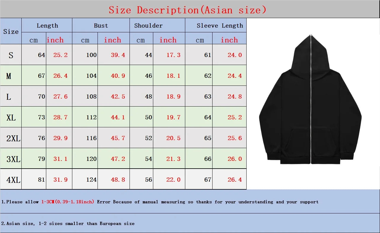 "Spider Zip Hoodie