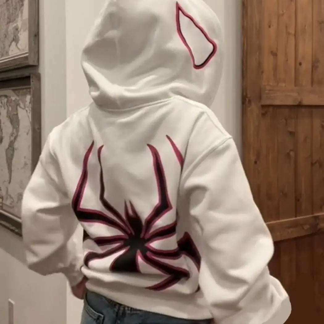 "Spider Zip Hoodie